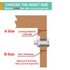 inBovoga 6 Pack Cabinet Locks with Key, 1-1/8" Cam Lock,