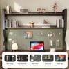 Desk Shelf, 2-Tier Desktop Organizer, 53.1" L,Desk Hutch Storage Rack