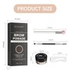 SHEEYOON Eyebrow Stamp Stencil Set, Eyebrow Pomade with 10 Simple