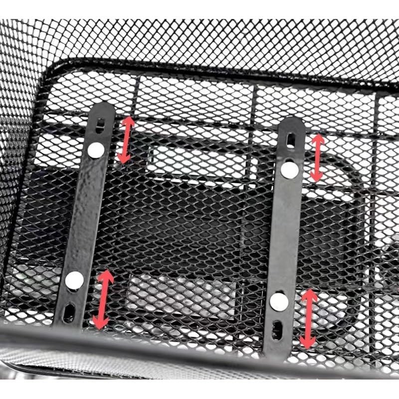 Heavy Duty Bicycle Basket Mount Adapter for E-Bikes and Mountain