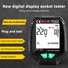 Ticfox Socket Tester – 20 Sets Data Storage Liquid Crystal