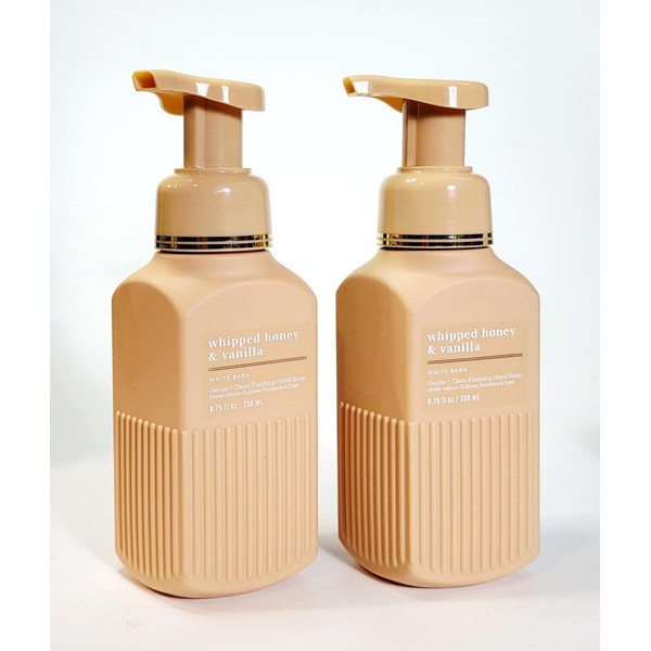 WIPPED HONEY & VANILLA Gentle Foaming Hand Soap Bath and