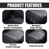 ZIMISI Leather Front Car Seat Covers, Anti-Slip Breathable Bottom Car