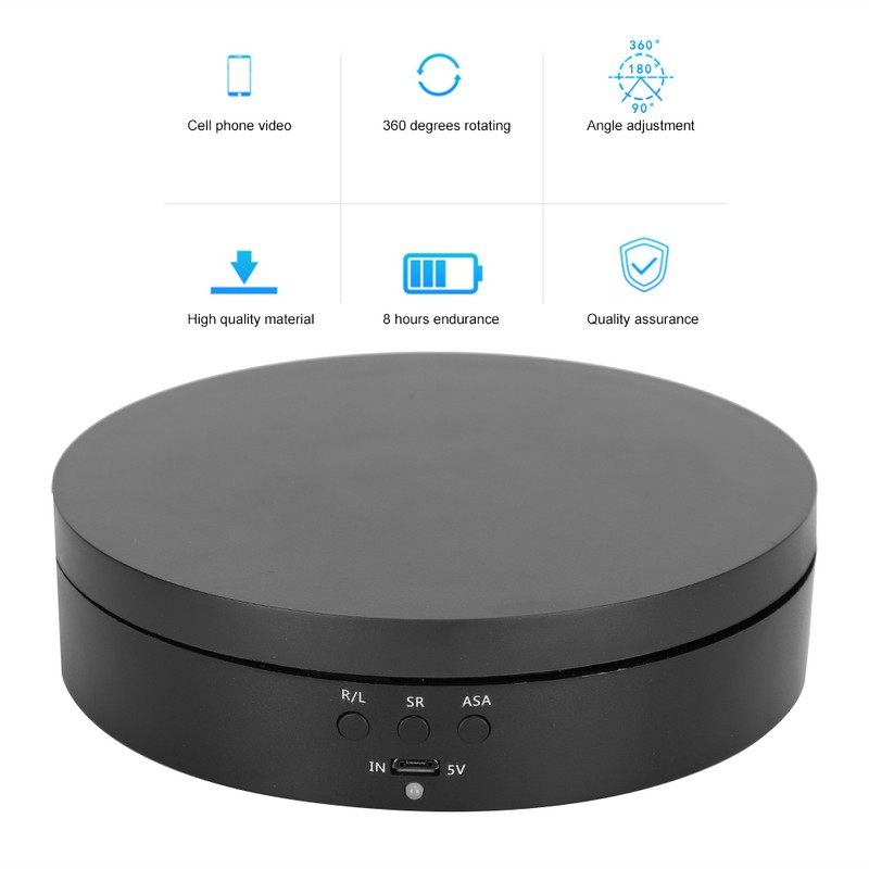 2‑4KG Load Bearing 3 Gears Two Way Rotating Turntable Display
