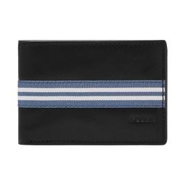 FOSSIL Jared Front Pocket Wallet Bifold Black, black