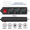 Extrastar 1.5/3/5 Metre Socket Strip, 3/4/5/6/7 Socket
