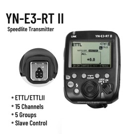 YONGNUO Trigger Flash Trigger YN-E3-RT II E3-RT II E3RT II TTL Flash Speedlite Wireless Transmitter for Canon ST-E3-RT/600EX-RT(II)/YONGNUO YN968EX-RT/YN600EX-RT(II)/YN686EX-RT/YNE3-RX
