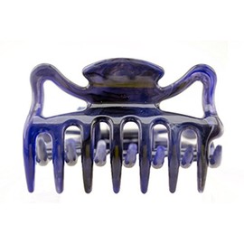 2Stk Haarkralle ca 6cm lang in lapisblau - Made in Germany - WeLoveBeads