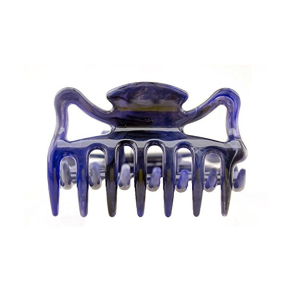 2Stk Haarkralle ca 6cm lang in lapisblau - Made in