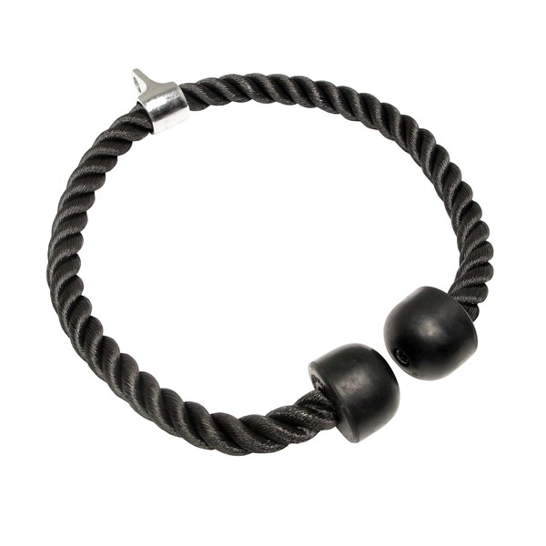 POWER-XTREME Cable Pull Handle, Triceps Rope/Tricep Rope with Swivel, Studio