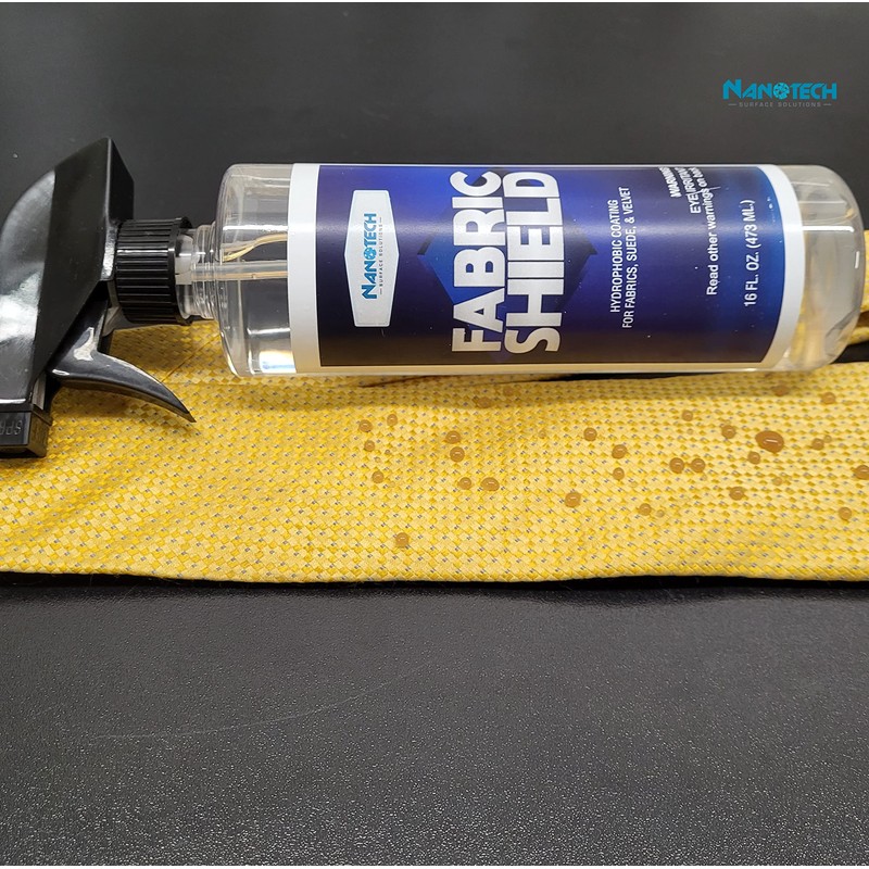 Nanotech Surface Solutions Fabric-Shield, Fabric Guard, Liquid Repellent For Fabrics,