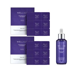 Wellage Capsule Ampoule Season 3 60 servings + Ampoule 70ml Real Hyaluronic Freeze-dried Hyaluronic Acid / 웰라쥬 캡슐 앰플 시즌3 60회분+앰플70ml 리얼 히알루로닉 동결건조 히알루론산