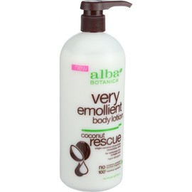 Alba Botanica Very Emollient Body Lotion, Coconut Rescue 32 Oz/907 G, 32 Oz (AL00364)
