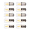 10Pcs B15 1.5W AC230V Dimmable Short Filament Mini LED Light