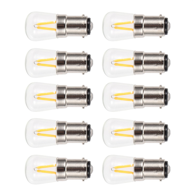 10Pcs B15 1.5W AC230V Dimmable Short Filament Mini LED Light