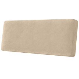 ANARACHON - Funda de sofá seccional, 1 pieza, funda de terciopelo separada, funda elástica para sofá, protector de muebles lavable para sofá seccional (1 sofá, beige)