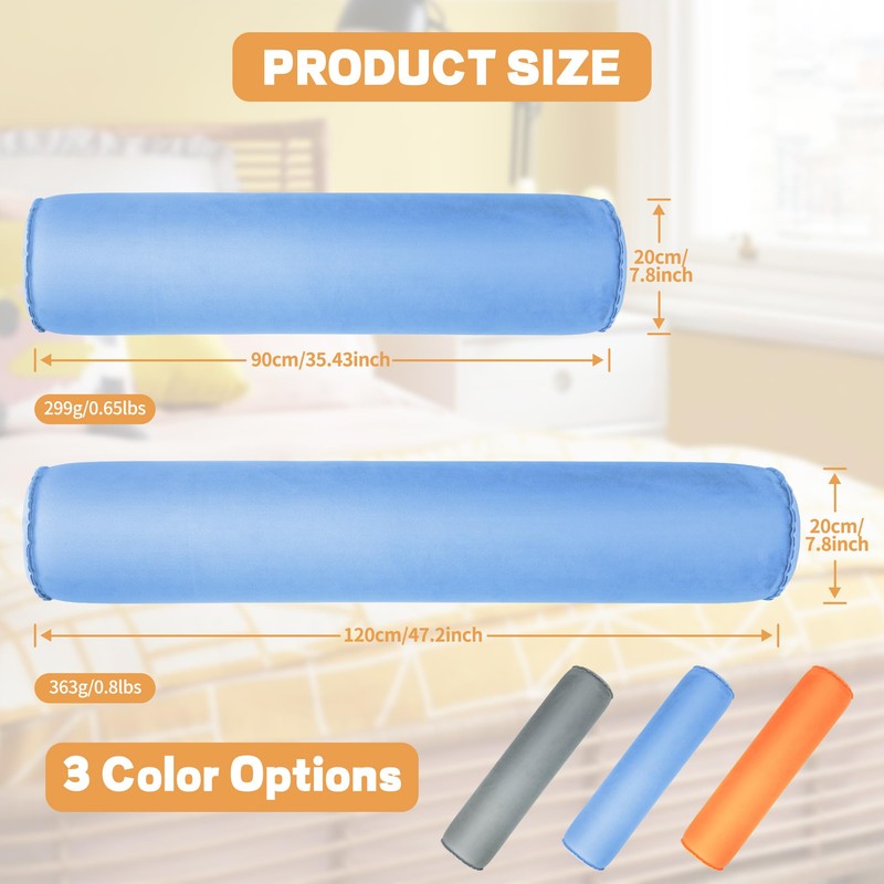 EULANT Inflatable Side Sleeper Pillow, Lightweight Body Pillow for Side