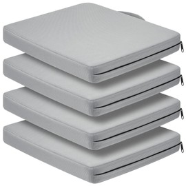 Juexica 4 Pcs Stadium Seats for Bleachers Indoor and Outdoor Portable Chair Cushion Boat Canoe Kayak Seat, Lightweight Padded Chair Cushion for Sports Events Outing Travelling Hiking (Gray)