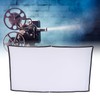 Outdoor Movie Screen 100in Foldable AntiCrease 16:9 White Portable Curtain