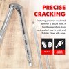 Chef Craft Classic Nut Cracker with Picks, 6.75 inch, Stainless