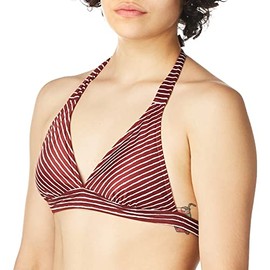 prAna Lahari - Top Halter estándar para Mujer, Rayas de Techo oxidadas, Talla XL