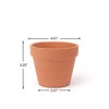 CFKJ [26 Pack] 4" Planter Nursery Pots Terracotta Pot Clay