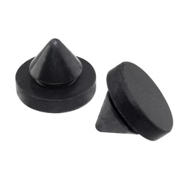 HARSKIYER 120pcs 1/2'' Rubber Door Silencer, Black Metal Door Silencer Hinge Outlet Door Silencer Metal Door Stop Silencers for Metal Door Metal Frame