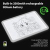 6000+Lux A3 Light Box Drawing Board with 3500mAH Battery,6 dimming