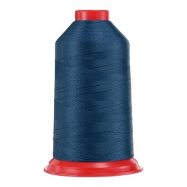 sourcing map 1968 Yards Bonded Nylon Sewing Thread Size 280D/3 Sewing-Heavy Duty Nylon Upholstery Thread Outdoor Thread for Leather Jeans and Weaving Craft Machine DIY Navy Blue