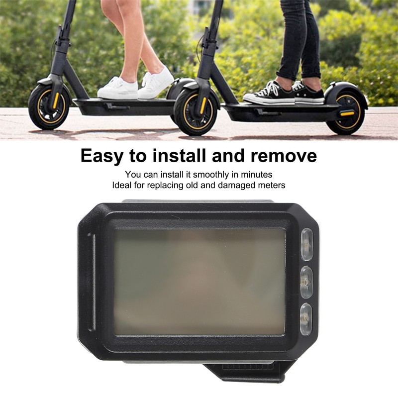 Electric Scooter Instrument Professional Replacement 6 Pin Waterproof Easy to