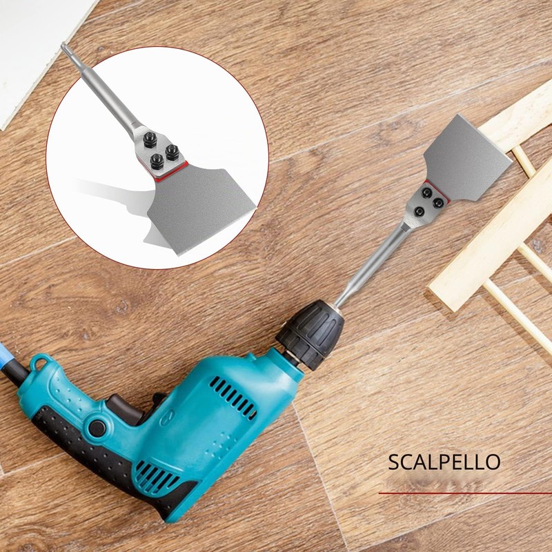 TIHOOK Scalpello SDS Plus, 300 mm x 75 mm, scalpello