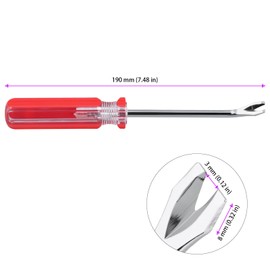 FUNSUEI Pack of 6 Staple Remover with Tack Puller Tool, 19 cm Nail Puller Tool, Screwdriver Tack Lifter Remover Tool Steel