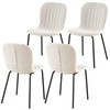 somedream Dining Chairs Set of 4 PU Leather Dining Room