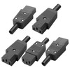 MEIRIYFA 3-Pin Inlet Power Plug Socket Connectors,IEC320 AC 250V 10A