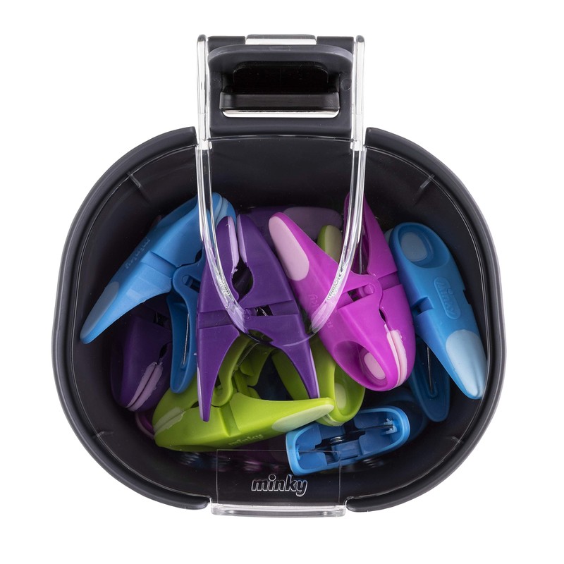 Minky VT86890F01 Pod Plus 24 Sure Grip Pegs, Grey, One