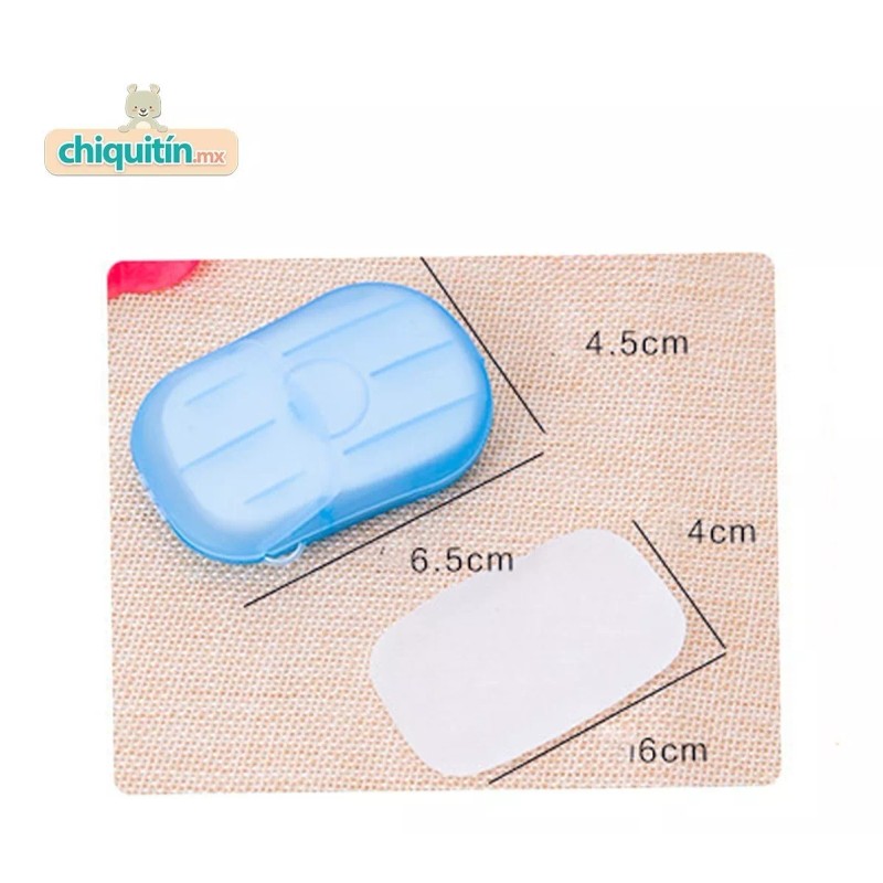 Chiquitin Estuches Con Laminas De Jabon Transportable 5 Pack