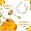 Sunnyray 20 Pcs 220 ml Glass Honey Jars with Dipper