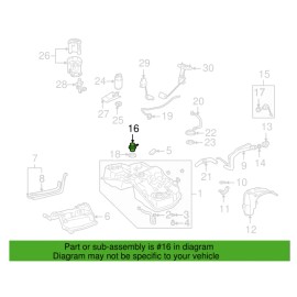 LEXUS OEM FACTORY FUEL TANK OVER FILL CHECK VALVE AND GASKET 2001-2005 IS300