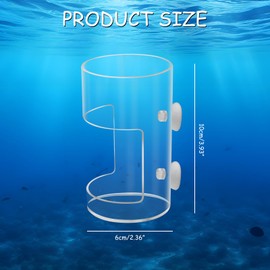 New Fish Tank Feeding Tray with Suction Cup, Feeding Tube Supplies, Tank Divider Supplies, Breeder Box for Aquarium, Round Aquariums & Fish Bowls Accessories