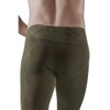 CEP Mens Reflective Tights Dark Green
