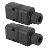 2pcs IEC320 C20 Power Socket Adapter Receptacle Connector Copper PVC