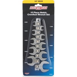 Channellock Metric 3/8" Drive Crowfoot Wrench Set (10-Piece)