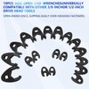19PC Crow foot Flare Nut Wrench Set 3/8 1/2in Drive