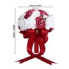 Artificial Wedding Bouquet Simulation Bridal Holding Flower Decoration Wedding SuppliesWine