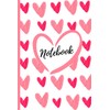 Notebook: Cute Heart Pattern Notebook