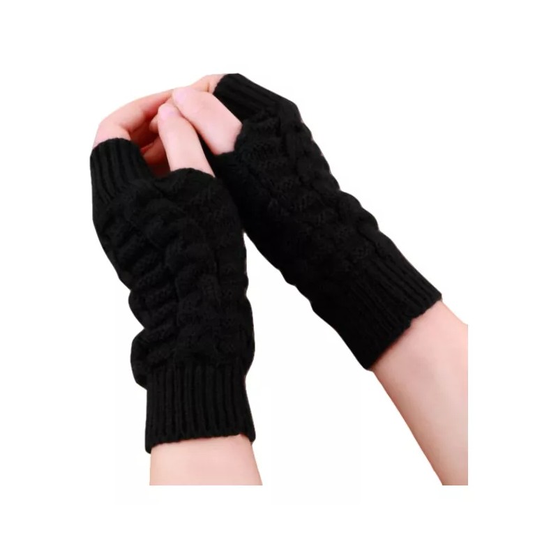 Patry Set 14x Pares Guantes Sin Dedos Frió Invierno Lana