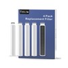 4 Pack Replacement Filters for Feelso Black Bathroom Faucet