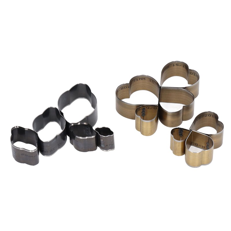 12 Pcs Leather Cutting Mold Heart Shape Exquisite High Carbon