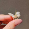 Jeweled Rhinestone Mini Butterfly Hair Claw Clip 1PC Small Grasping