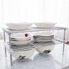 Login Mono Stainless Steel Dish Organizer, +5cm extension length (large)